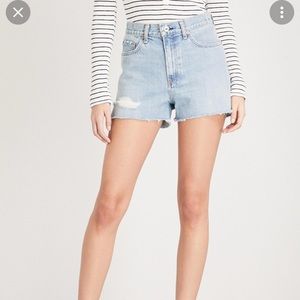 Rag and Bone Justine Short Light Blue 30